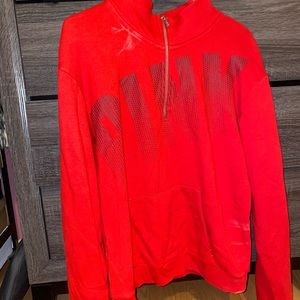 Zip up collared sweater